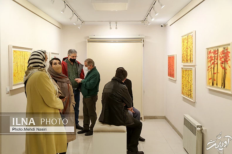 (تصاویر) نمایشگاه نقاشی مریم حیدرزاده